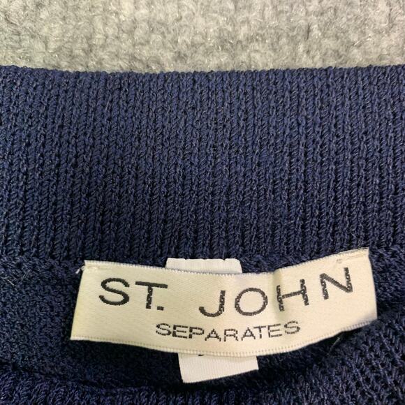 Vintage St. John‎ Separates Straight Madi Pencil Skirt Size 8 Knit USA MADE - Picture 6 of 8